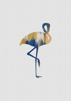 Picture of BLUE A YELLOW FLAMINGO