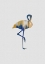 Picture of BLUE A YELLOW FLAMINGO
