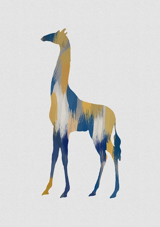 Picture of BLUE A YELLOW GIRAFFE