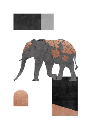 Picture of ELEPHANT MOSAIC II