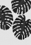 Picture of MONSTERA LEAF BLACK A WHITE III