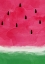 Picture of WATERMELON ABSTRACT A0