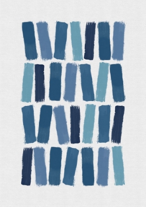 Picture of BLUE BRUSH STROKES