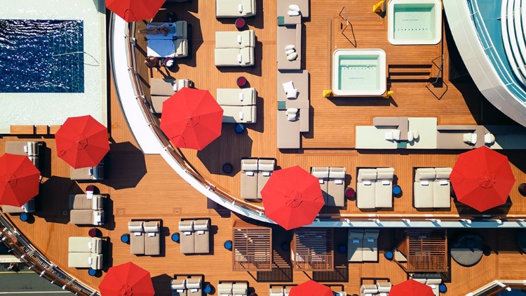 Picture of RED UMBRELLAS