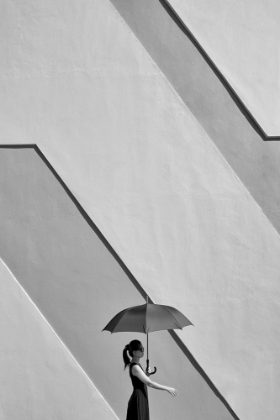 Picture of WOMAN WITH UMBRELLA