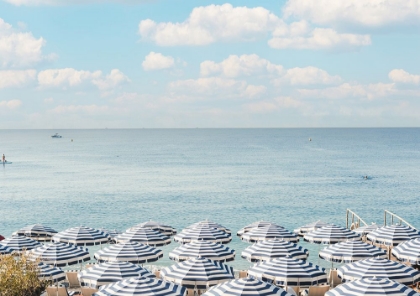 Picture of FRENCH RIVIERA BEACH UMBRELLAS II