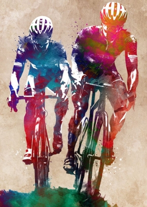 Picture of TWO CYCLERS SPORT ART