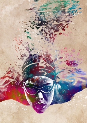 Picture of SWIMMER SPORT ART