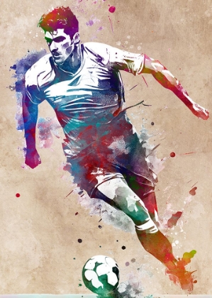 Picture of SOCCER PLAYER SPORT ART