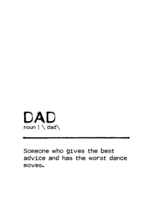 Picture of QUOTE DAD WORST DANCE
