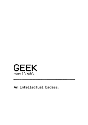 Picture of QUOTE GEEK BADASS