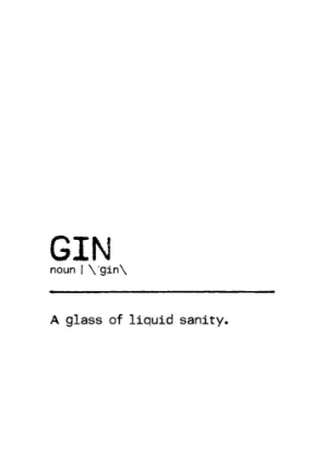 Picture of QUOTE GIN SANITY