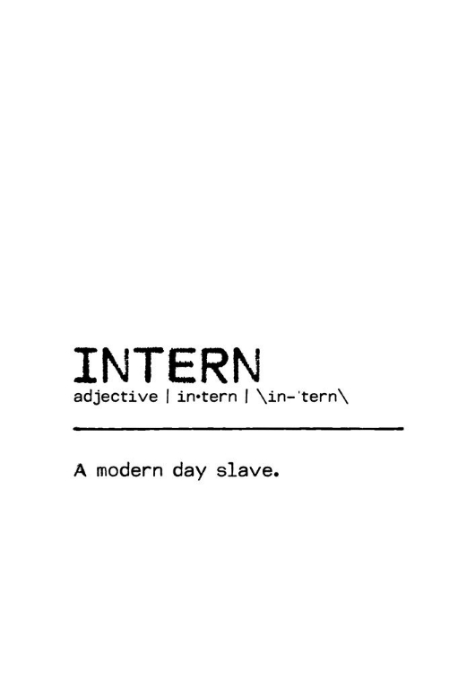 Picture of QUOTE INTERN SLAVE