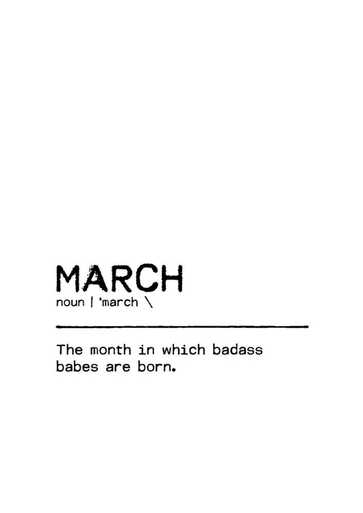 Picture of QUOTE MARCH BADASS