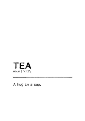 Picture of QUOTE TEA HUG