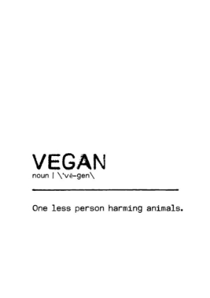 Picture of QUOTE VEGAN ANIMALS