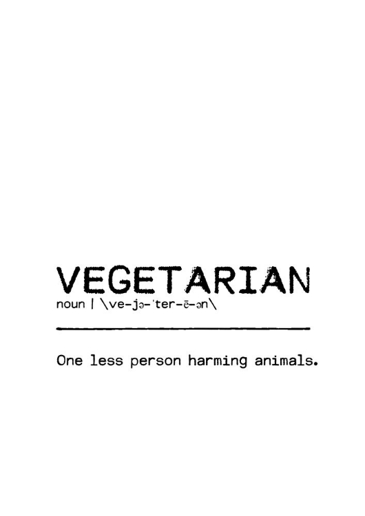 Picture of QUOTE VEGETARIAN ANIMALS