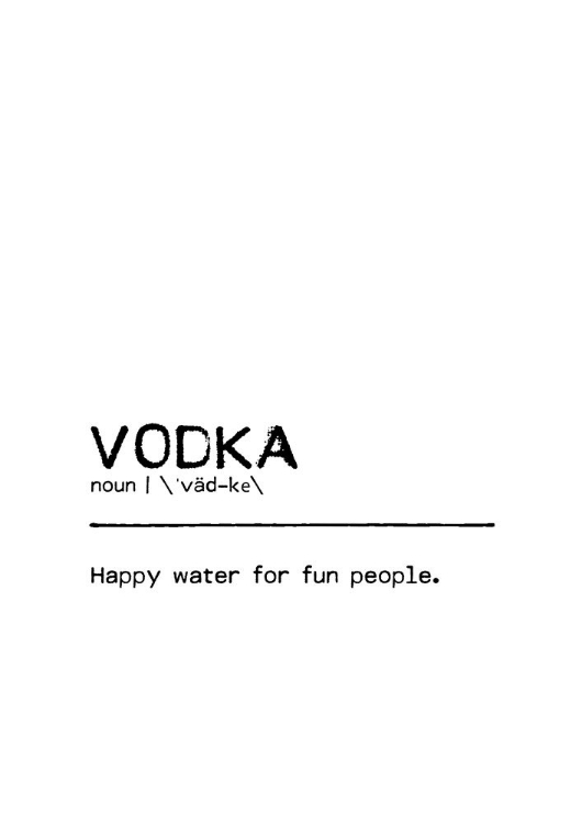 Picture of QUOTE VODKA FUN