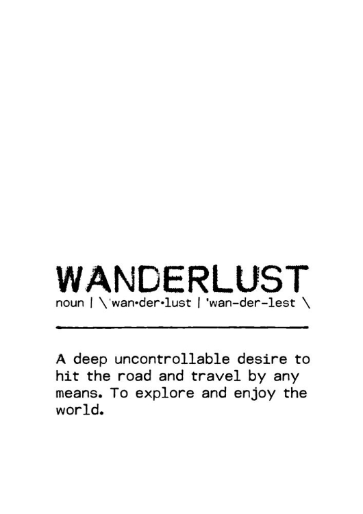 Picture of QUOTE WANDERLUST