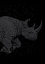 Picture of BLACK RHINO CHARGING