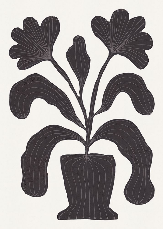 Picture of LINOCUT FLOWERS #2