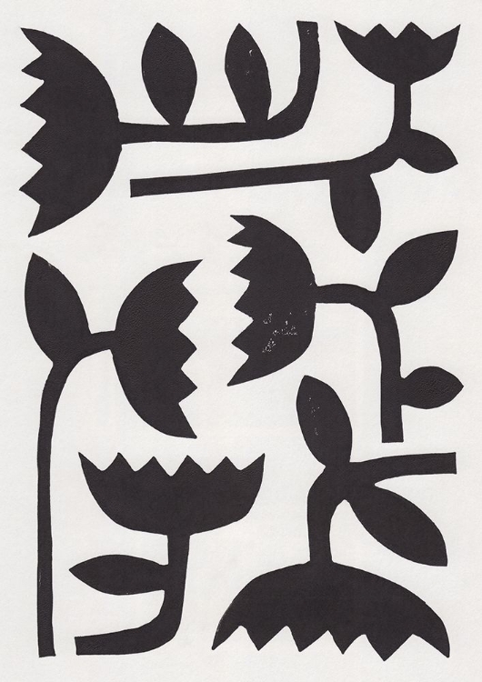 Picture of LINOCUT TULIPS #3