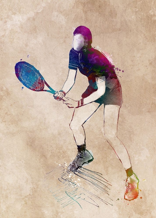 Picture of TENNIS PLAYER SPORT ART