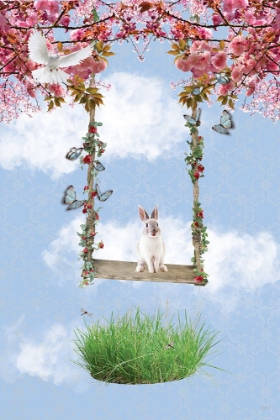 Picture of BUNNY FLIES HIGH IN THE BEAUTIFUL SKY