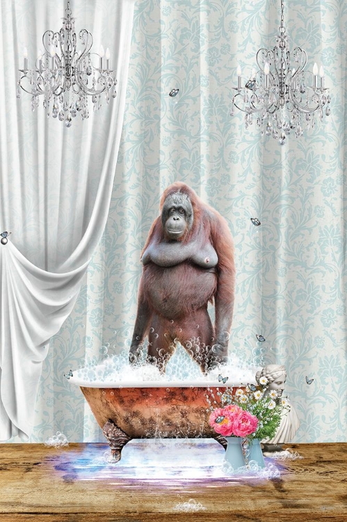 Picture of ORANGUTAN A BUBBLES