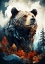 Picture of BEAR ANIMAL ART #BEAR