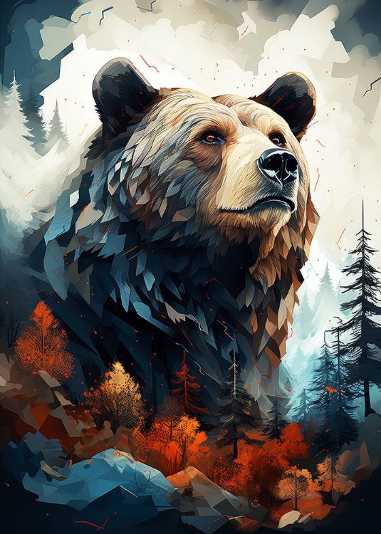 Picture of BEAR ANIMAL ART #BEAR