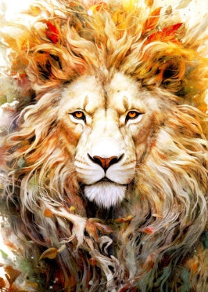 Picture of LION ANIMAL ART #LION