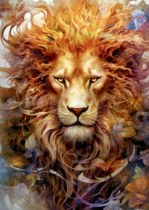 Picture of LION ANIMAL ART #LION