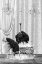 Picture of OSTRICHES A BUBBLES BLACK A WHITE