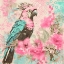 Picture of COCKATOOS PASTEL GARDEN