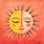 Picture of WHIMSICAL SUN FACE 1