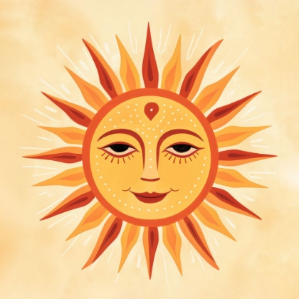 Picture of WHIMSICAL SUN FACE 2