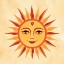 Picture of WHIMSICAL SUN FACE 2