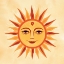 Picture of WHIMSICAL SUN FACE 2