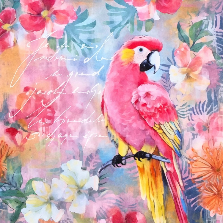 Picture of PARROTS PINK PARADISE