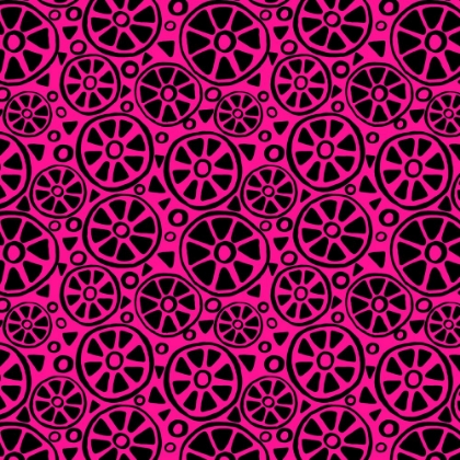 Picture of BLACK ON PINK SLICES