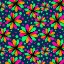 Picture of MULTICOLOR ON NAVY FLORAL HUE