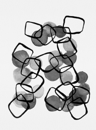 Picture of BLACK AND WHITE SHAPES CHAIN