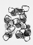 Picture of BLACK AND WHITE SHAPES CHAIN