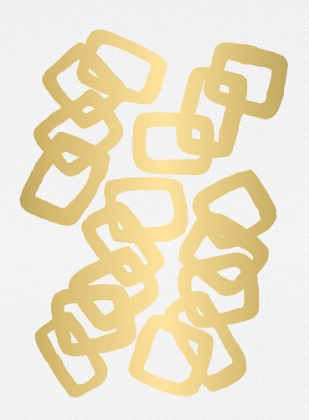 Picture of RECTANGLE CHAIN GOLD