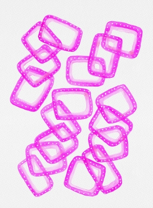 Picture of PINK RECTANGLE CHAIN