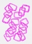 Picture of PINK RECTANGLE CHAIN