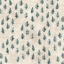 Picture of TEAL WATERCOLOR FERNS PLACED PATTERN