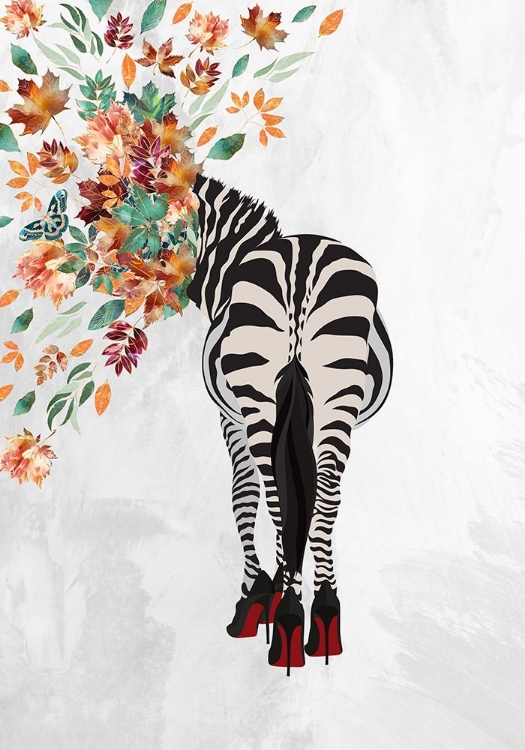 Picture of ZEBRA FLOWER HEAD 01