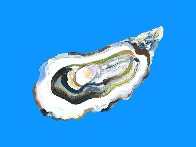 Picture of OYSTER BY THE SEA BLUE